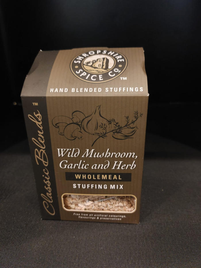 The Surrey Butchers: Shropshire Spice Co - Wild Mushroom, Garlic & Herb Wholemeal Stuffing Mix - 150g
